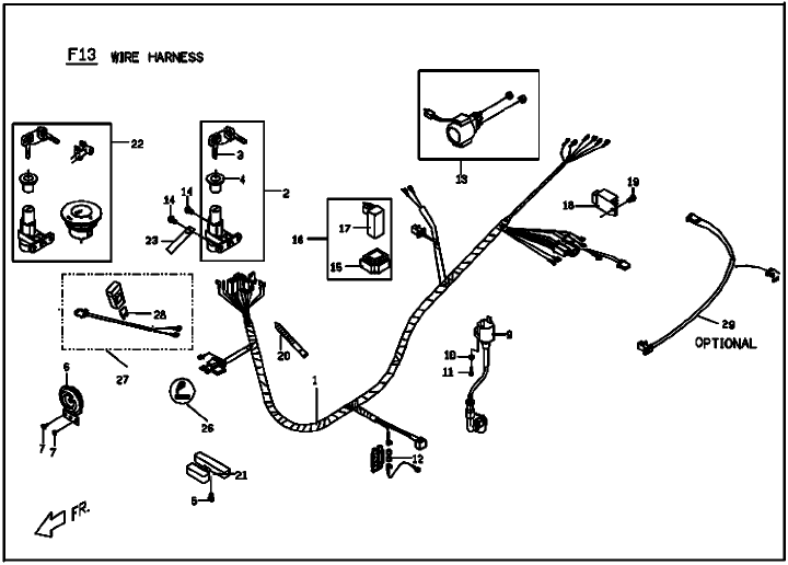 Rattler 110 Wire Harness